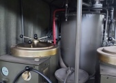 Urządzenie destylacyjno-sterylizacyjne UD-2 na przyczepie 1,5 t z zespołem spalinowo-elektrycznym PAB 4-3/400 (4kW, 3x380V, 50Hz) 